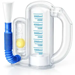 Multifunctional Breathing Trainer, Lung Capacity Training, Lung Function Test & Exercise, Improved Lung Function, Combined Training & Detection, Training Equipment