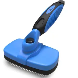 2026newDeshedding Dog Brush for Shedding Self Clean Cat Brush Deshedding Grooming Tool for Long Haired and Short Haired Dogs Slicker Brushes for Dogs Skin-Friendly Retractable Bristles Easy to Clean