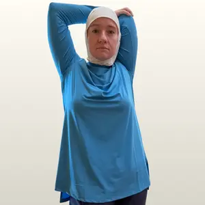 The All-Around Athlete Top in Cyan