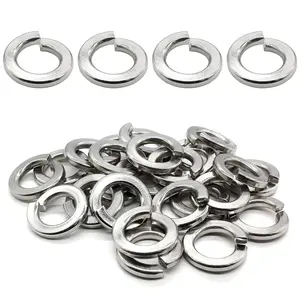50 PCS Split Lock Washers 1/2 Inch Spring Washer 304 Stainless Steel Washer