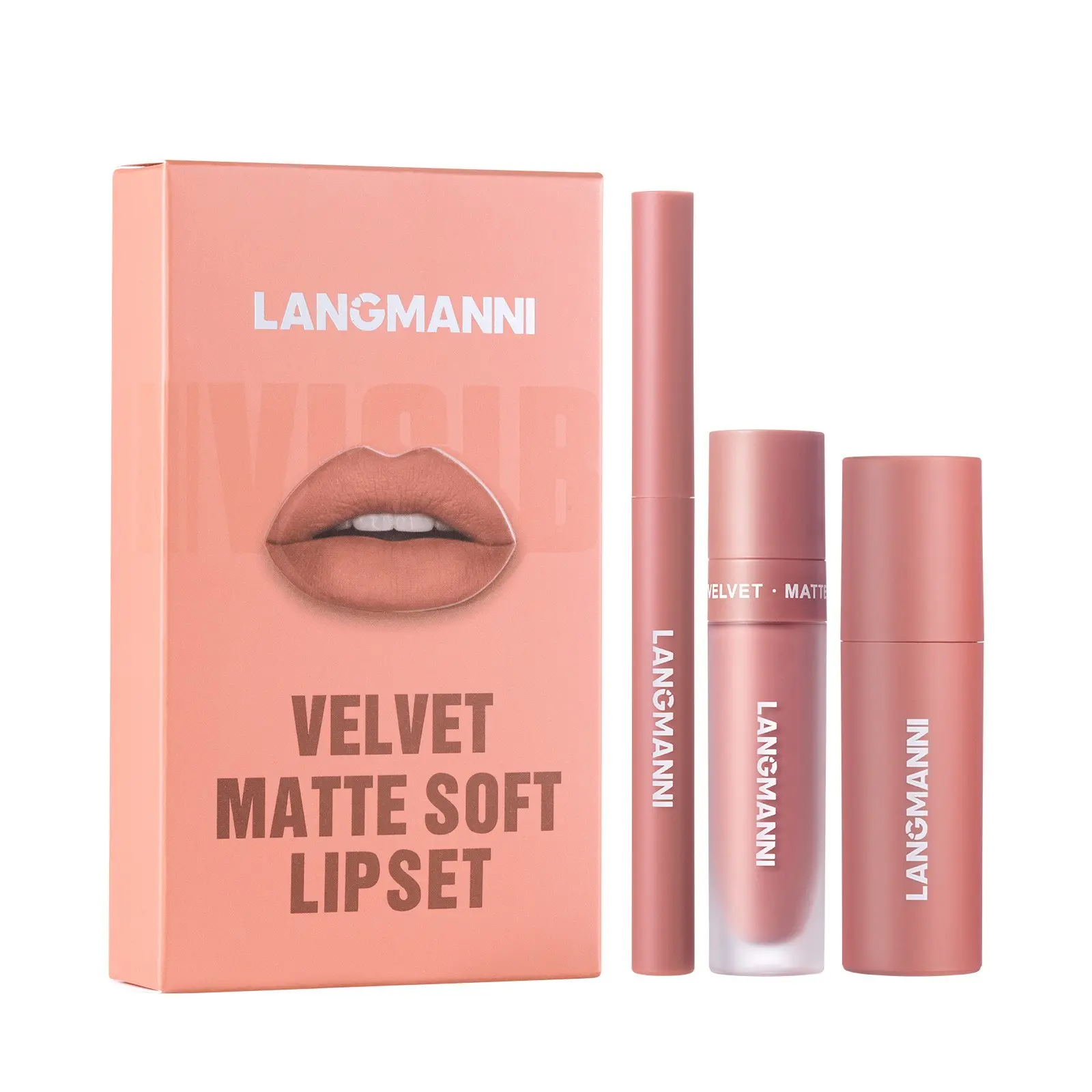 New Six-Color Lip Set, Lip Liner + Liquid Lipstick + Lip Balm, Versatile Makeup Needs, Matte Lip Gloss, Flammable Aerosols No, Ca Prop 65 Notified Yes