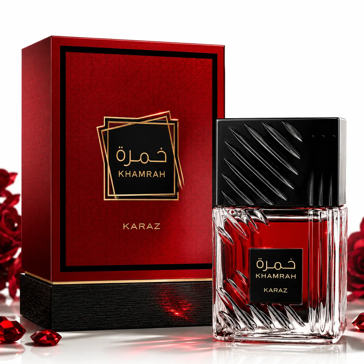 Khamrah by Karaz Perfume 100ml - Long Lasting Sweet Spicy Vanilla Fragrance Unisex Middle Eastern Scent Luxury Gift for Her Him