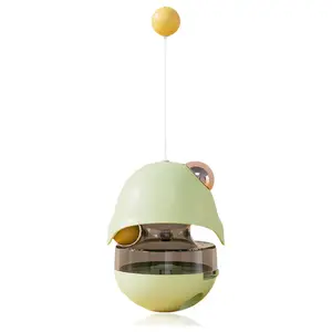 Cat Toys for Indoor Cats - 4 in 1 Cat Toy Interactive Kitten Toys with Catnip ball, Treat Dispenser, Moving Ambush Feather Track Balls Toys