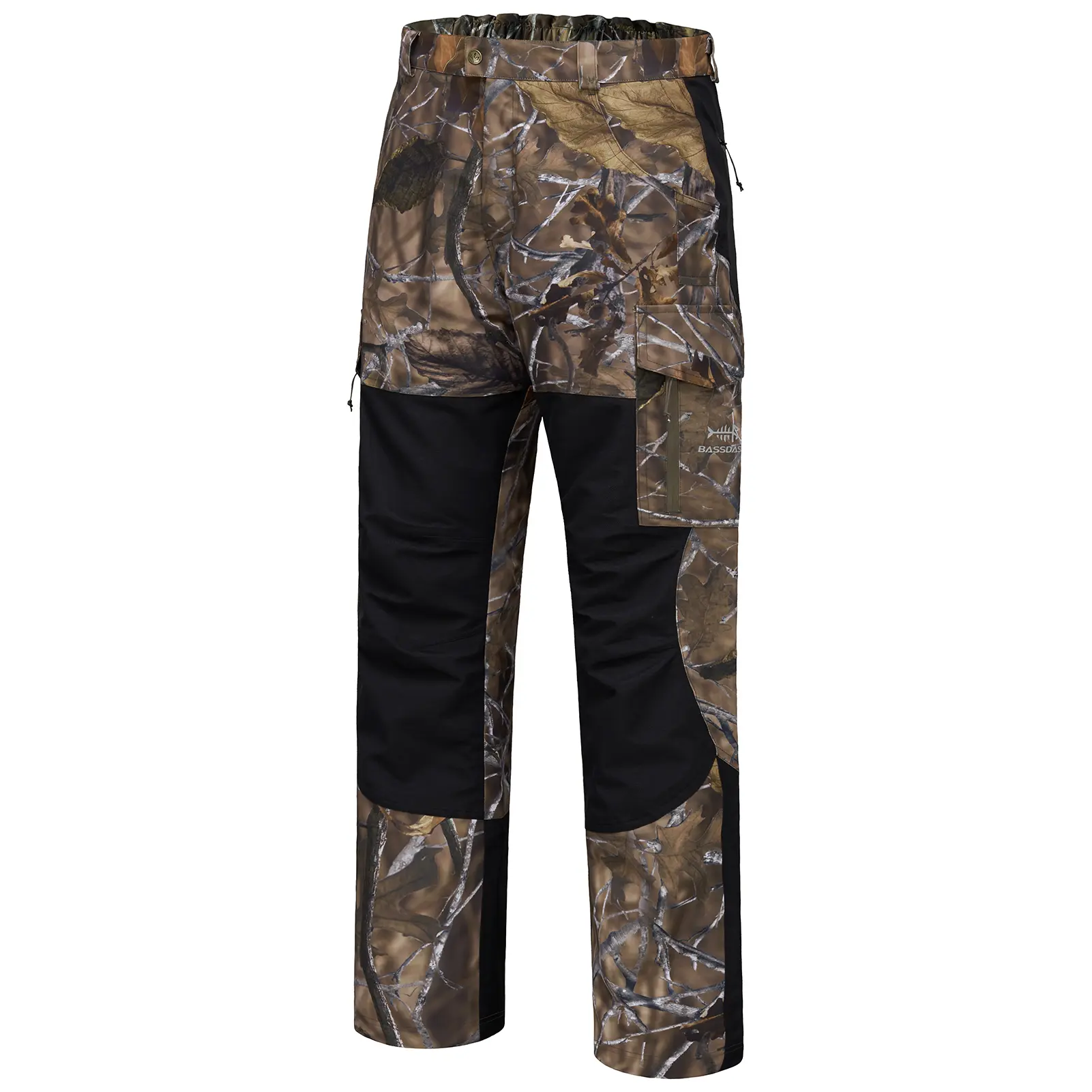 BASSDASH Splice Men’s Waterproof Breathable Hunting Pants Ripstop Camo Fishing Rain Pant BASSDASH Splice Men’s Waterproof Breathable Hunting Pants Ripstop Camo Fishing Rain Pant
