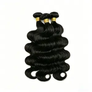 12A  Human Hair Bundles  Natural Black Full Soft True to Length tiktokshopspringglowup