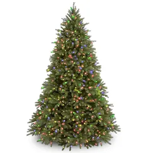 6.5 ft. Pre-Lit Jersey Fraser Fir Tree with Multicolor Lights, Plug-In