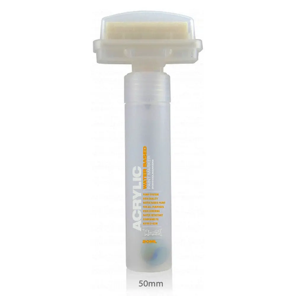 Montana ACRYLIC Empty 50mm Wide Nib Refillable Marker