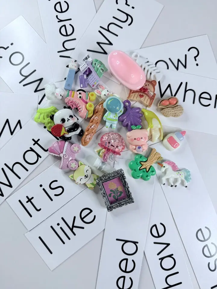 Mini Objects Speech Therapy Grab Bag Trinkets I Spy Objects l Montessori Language Objects