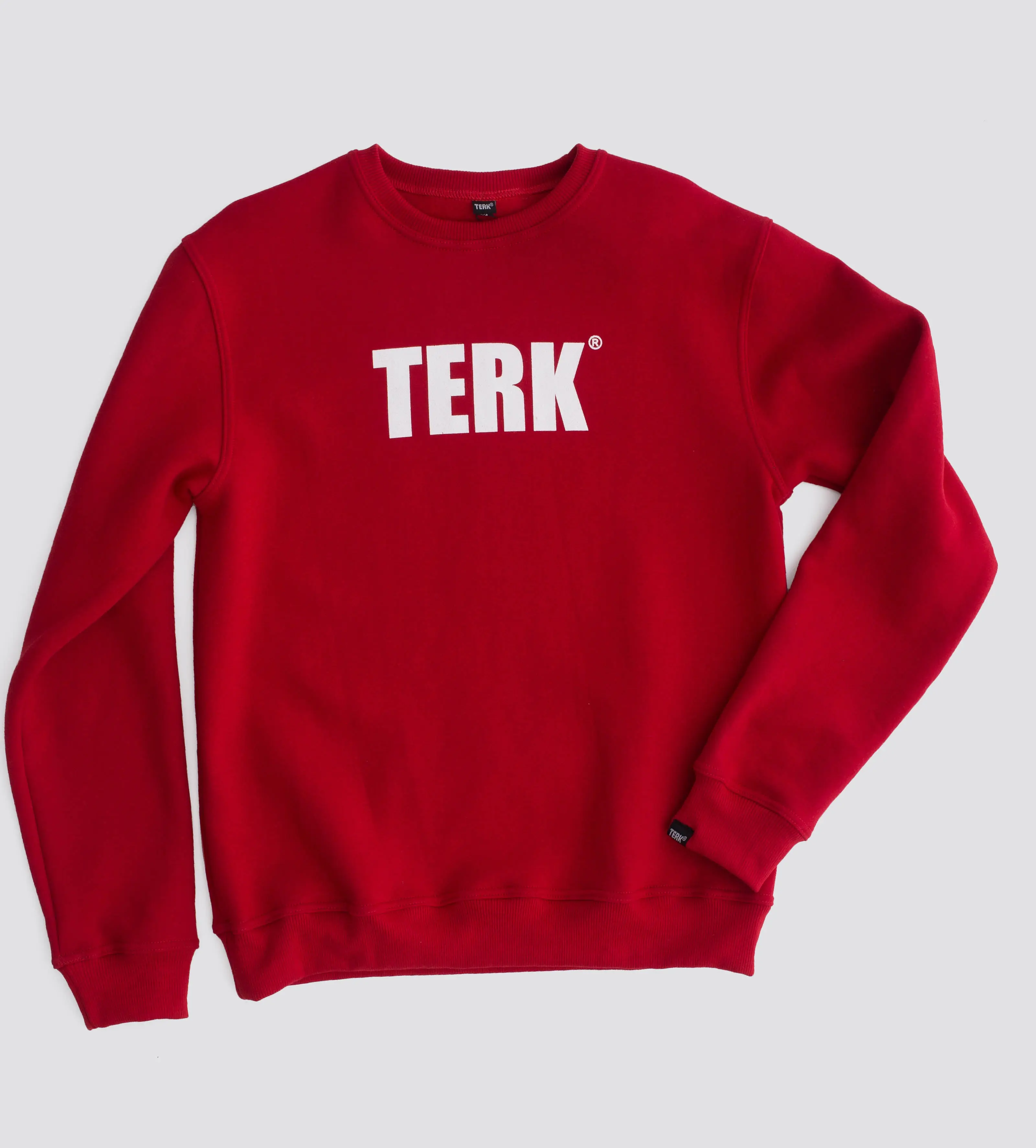 Terk Logo Crewneck - White Color, Simple Design, Ideal for Casual Wear