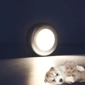Pet Mini LED Night Light, Battery Powered Touch Pet Night Light Stick Touch Touch Light Stick Closet Push Light, Self Adhesive Push Light LED Battery Powered Night Light, Pet