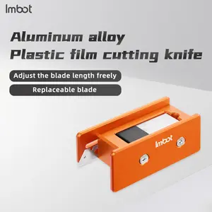Imbot Vinyl Backing Cutter，Woodworking Panel Film Cutter, Comes With A Set Of 10 Stainless Steel Blades, Used For Pet Board Edging, Wood Panel Film Removal, And Film Cutting
