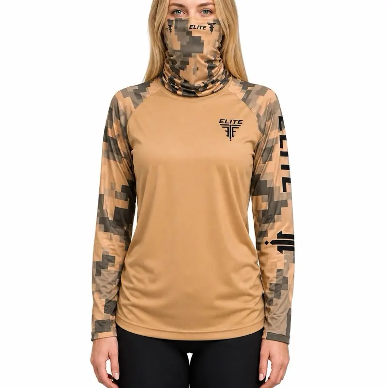 UNISEX DRY FIT DESERT TAN CAMO