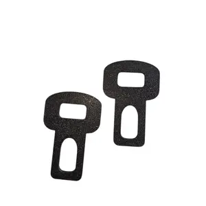 Two Black /Universal Novelty Seatbelt Chime Silencer.