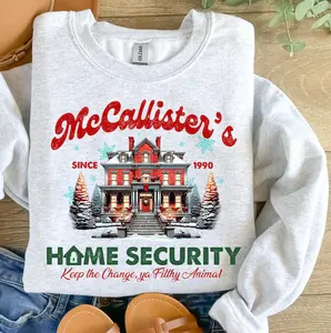 McCallisters Home Security Christmas Shirt Christmas Sweatshirt Christmas Movie Shirt Christmas Movie Sweatshirt Family Christmas Shirts