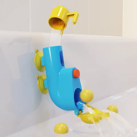 Fill N' Splash Submarine Bath Toy - Bath Toys for Toddlers 1-3 - 4 - 5 Years Old Bath Tub Toys for Boys & Girls