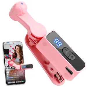 Recharge Auto Clicker for Smart Phone, Phone Screen Device Speed Clicker for iPhone iPad Apps, Fast Click Simulation Finger Continuous Click for Game, Live Broadcasts Likes, Lightning Deal, Reward Task (Pink)