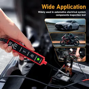 Power Circuit Probe Tester, 6-24v Dc Automotive Test Light, 12 Volt with 13 Ft Leads, Circuit Tester Breaker Finder for Car Suv Truck, Voltage Tester