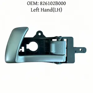 Interior Door Handle for 2007-2012 Hyundai Santa Fe, Oem: 826102b000 (left), 826202b000 (right), Replacement Part