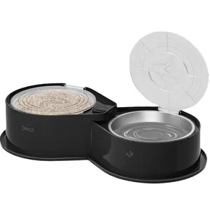 Stainless Steel Dog Bowl Set with Lids, 304 Metal Dual Food & Water Bowls for Dogs & Cats, Large Capacity Pet Feeder with Cover Keeps Food Fresh, Anti-Skid Dog Dish for Small/Medium/Large Pets