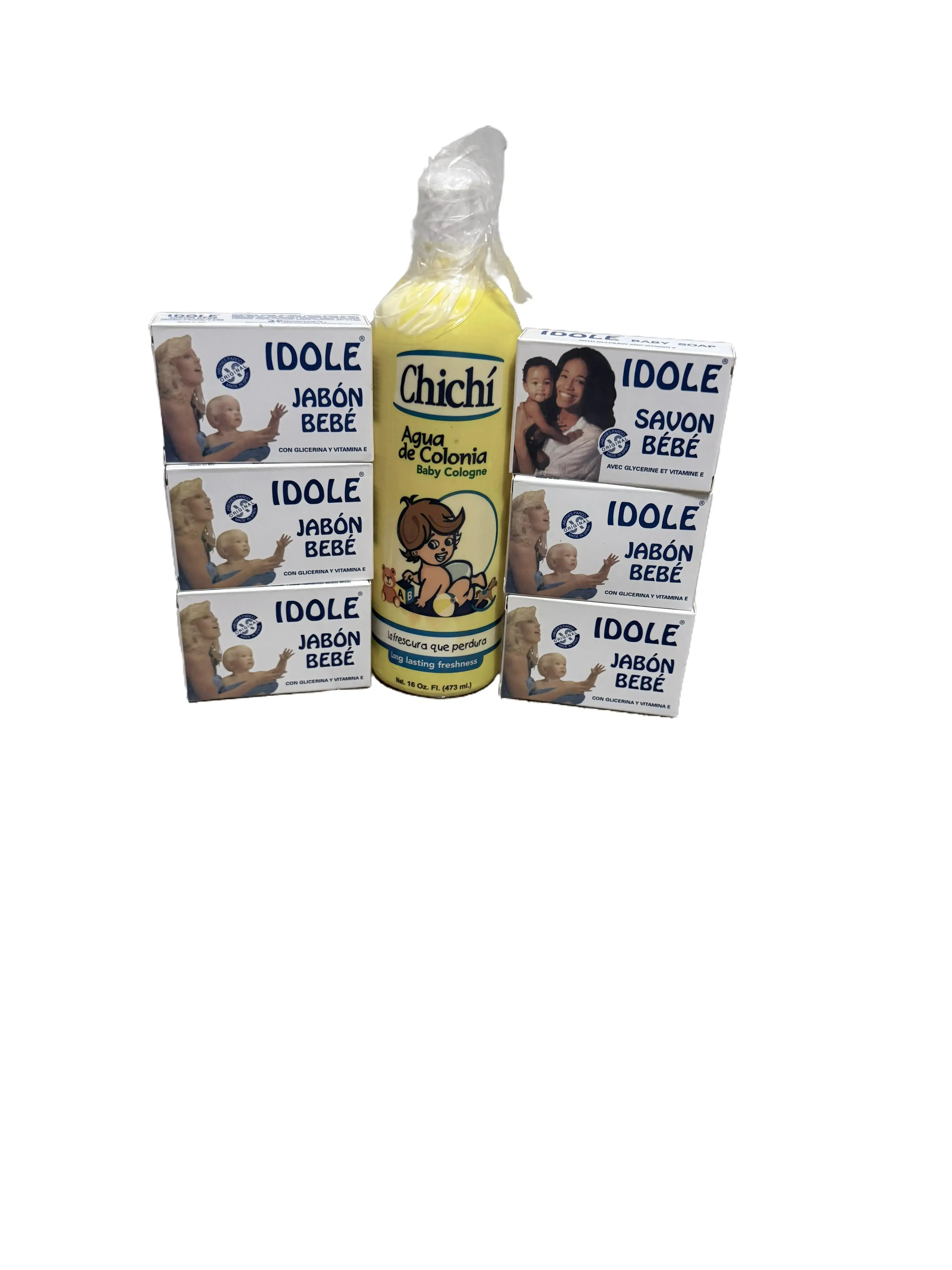 6 Savon IDOLE Jabon Bebe and Chichi fragrance 16oz