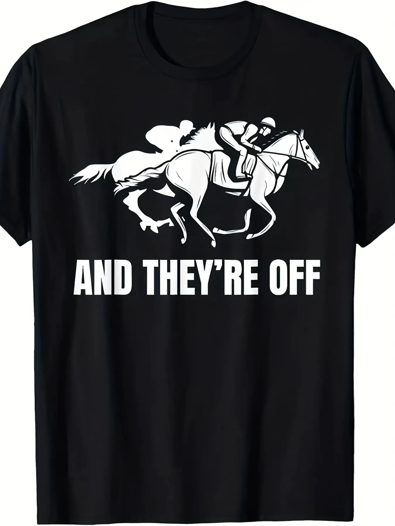 Vintage KY Derby Horse Racing T-Shirt - Galloping unisex soft cotton short sleeve t shirt, vintage graphic casual tee for men women teens, perfect birthday holiday gift for camping travel gym daily street  wear