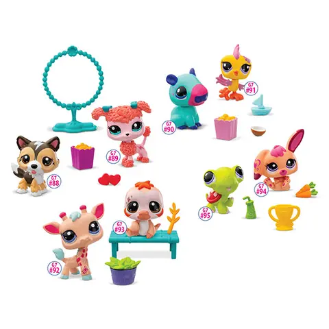 Littlest Pet Shop Collectible Pets – Surprise Pets, Pet Pairs & Petfluencer Pairs with Accessories, Collector Card & Roblox Virtual Code