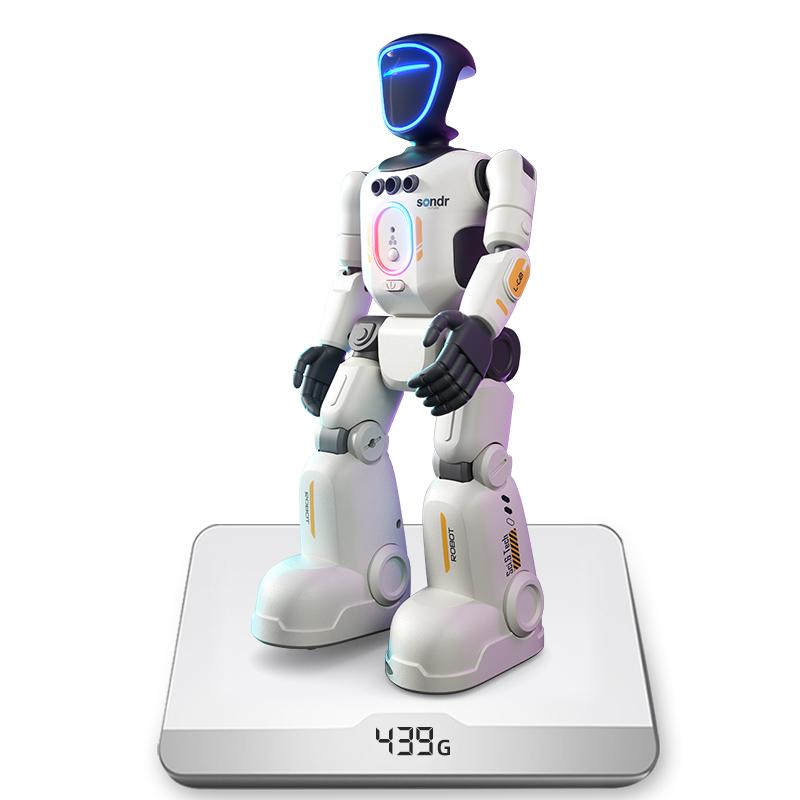 Next-Gen Humanoid Robot: Smart Control, Full-Body Articulation, Gesture Sensing & Voice Recording, Perfect Gift for Kids