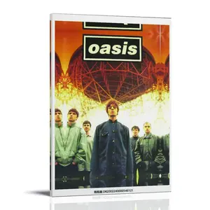 Oasis-Choir Poster Posters Music Album Cover Posters Canvas Wall Art High-Resolution Vintage Band & Artist Prints for Room