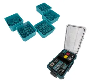 Makita MAKTRAK Deep Medium Organizer Compatible Small AA AAA C D 9V Bins
