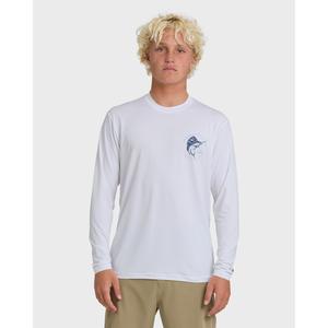 Quiksilver | Waterman Cool Breeze UPF 50 Long Sleeve Surf Shirt | Men's Stretch Fit Quick-Dry | Surf & Swim & Sun Protection