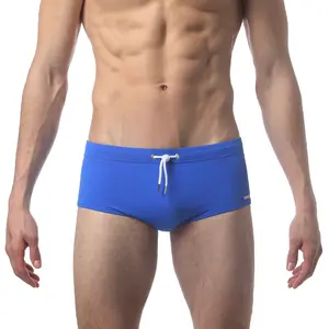 Parke & Ronen Cobalt Solid Corcovado Square Cut Swim Trunk
