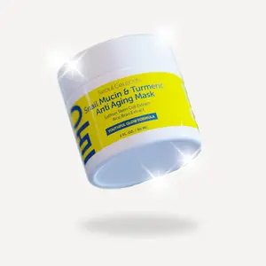 Snail Mucin & Turmeric Anti-Aging Face Mask & Moisturizer | Hydrating Self-Care for Dry, Sensitive Skin | Korean Skincare | Stocking Stuffer for Teen Girls | Bulk Christmas Gifts