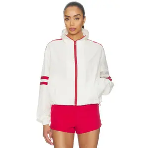 SNDYS Carter Track Jacket in White