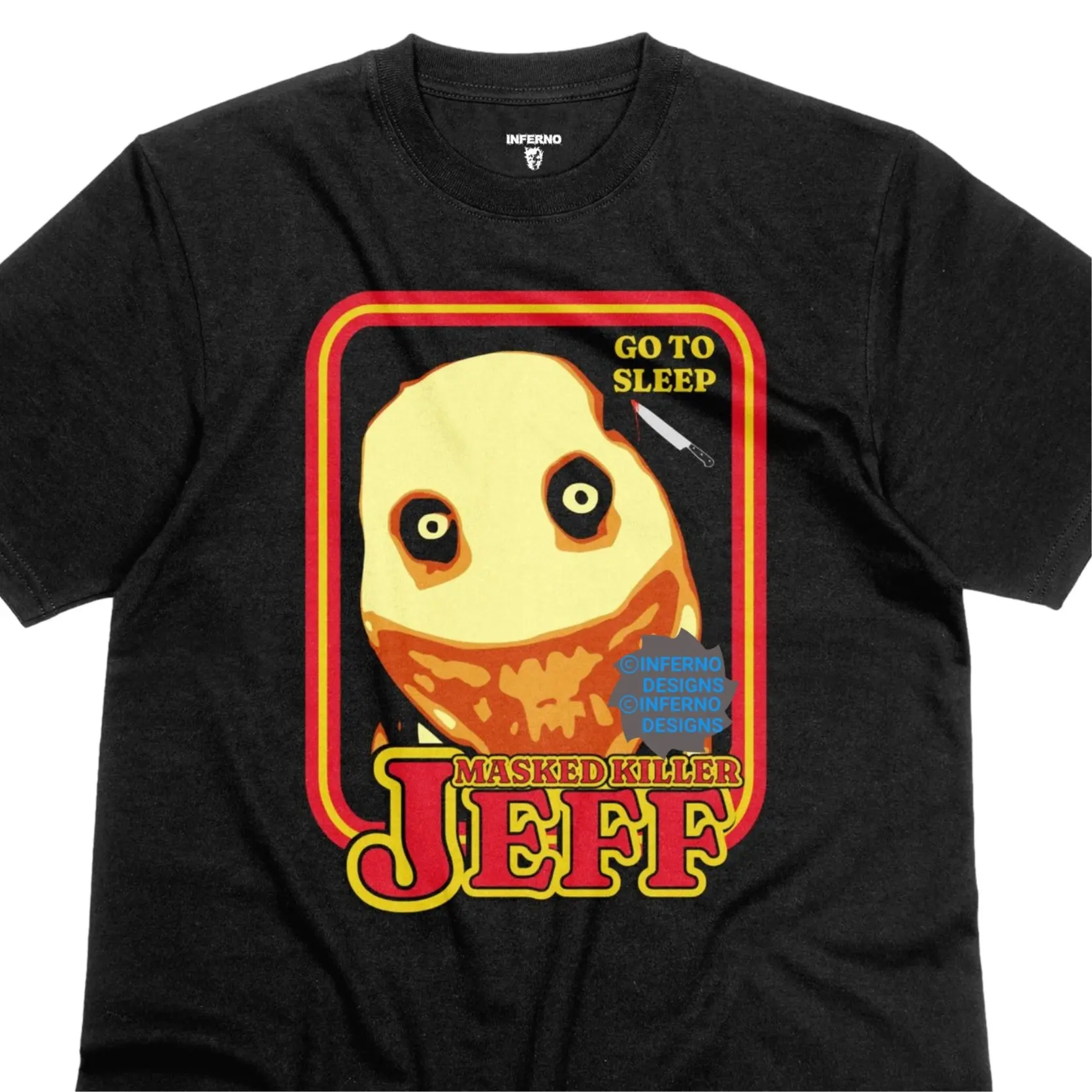 Jeff The Killer Shirt, Creepypasta shirt, Gothic Horror, Emo shirt, Horror Shirt