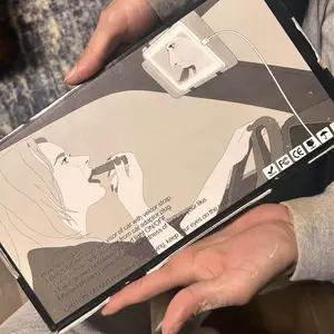 Car Sun Visor Vanity Mirror, Rechargeable Makeup Visor With 3 Light Modes, LED Accessories for Car Truck SUV, Dimmable Clip-on Rear View Sun-Shading Cosmetic