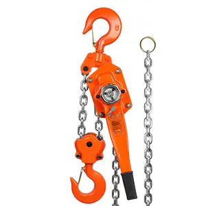 Spring new arrivals Manual Lever Chain Hoist, 6 Ton 13200 lbs Capacity 10 FT Come Along, G80 Galvanized Carbon Steel with Weston Double-Pawl Brake, Auto Chain Leading & 360 °   Rotation Hook, for Garage Factory Dock
