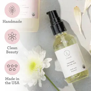 ORGANIC FACIAL OIL Seals and Protects all skin types - Special for teens - Gentle and nourishing