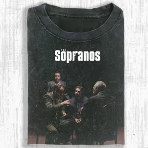 The Sopranos Movie Vintage T-Shirt, Funny Charactes Scene Graphic Tee, Movie Shirt, Retro Mafia Movie Streetwear Comfort, Funny Meme Shirt, Movie Lover Gift