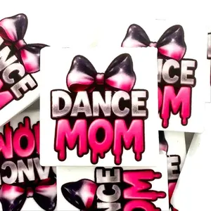1pc Dance Mom Printed Silicone Focal Beads - ECB Custom Dance Moms DIY Crafting Supplies for Beaded Accessories