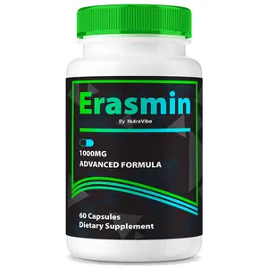 Erasmin Capsules - Advanced Formula 1000mg Capsules with Natural Ingredients for Health & Wellness 60 Count