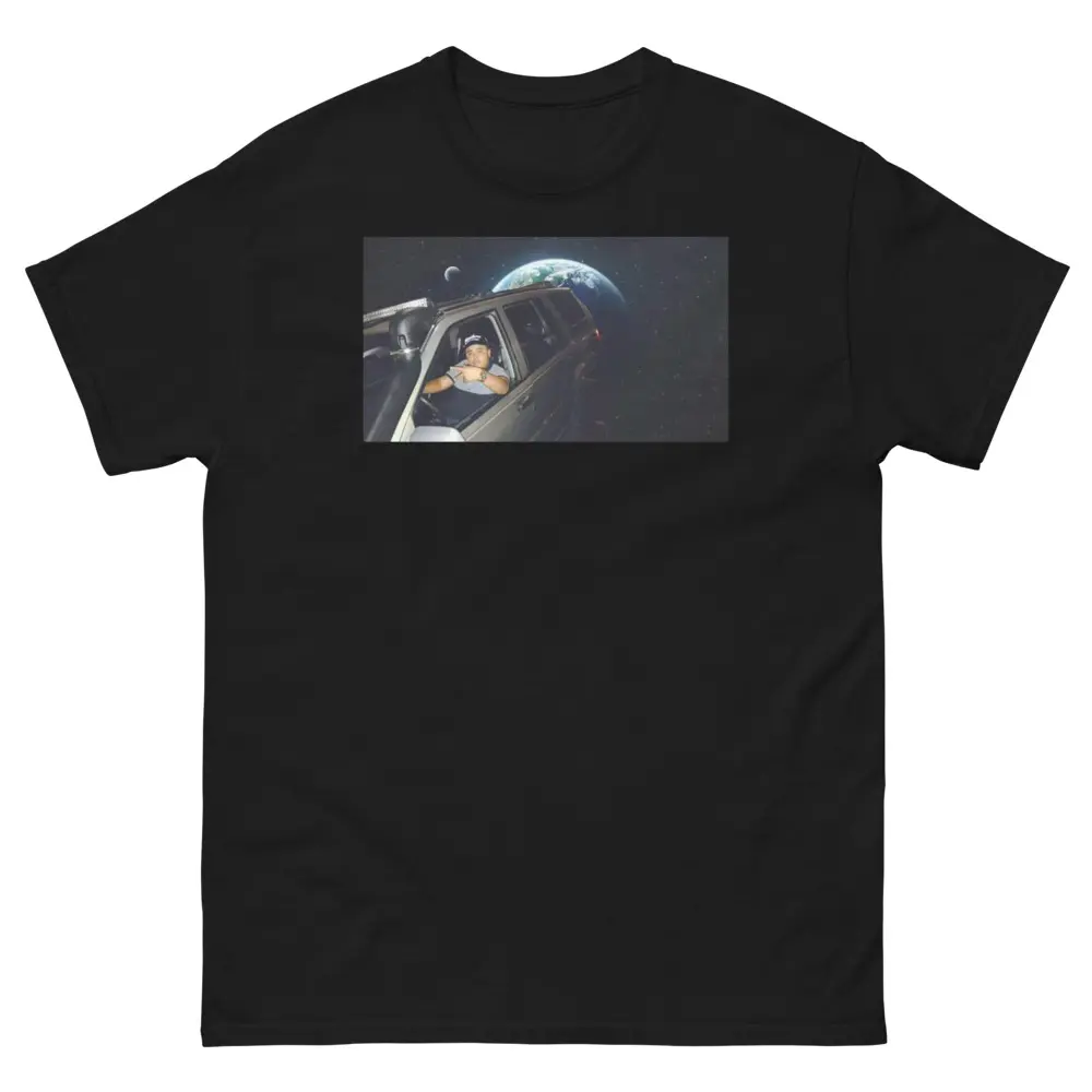 Men's El Pirata de Culiacan Graphic Print Crew Neck Tee - On-Demand Make Unisex Vintage 100% Cotton Short Sleeve Top with Polyester Accents, Sturdy Hem for Casual Streetwear, M, Round Neck, Classic Cut, T-Shirt, Yarn, Fabric
