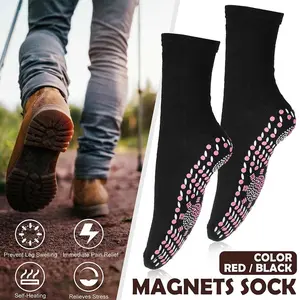 Tourmaline Acupressure Self-Heating Shaping Socks, Slimming Health Socks, Men's and Women's Foot Magnetic Therapy Socks