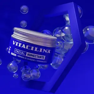 Vitacilina Facial Humectante 100g - Hydrating Skincare Serum with Retinol, Collagen Peptides & Vitamins B & E for Enhanced Hydration and Stronger Skin Barrier