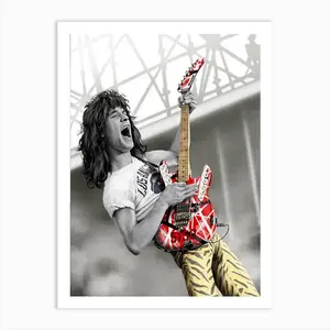 Eddie Van Halen 1984 Poster, Vintage Poster, Music Gift