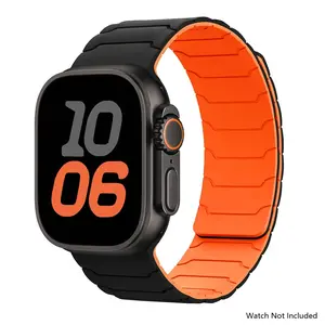 Armor Cool Magnetic Band For Apple Watch  – Ultimate Comfort for Outdoor & Active Lifestyles, Compatible with Multiple Series & Sizes ,Ultra 3/2/1  size:49mm 46mm 45mm 44mm 42mm - Watch Not Included