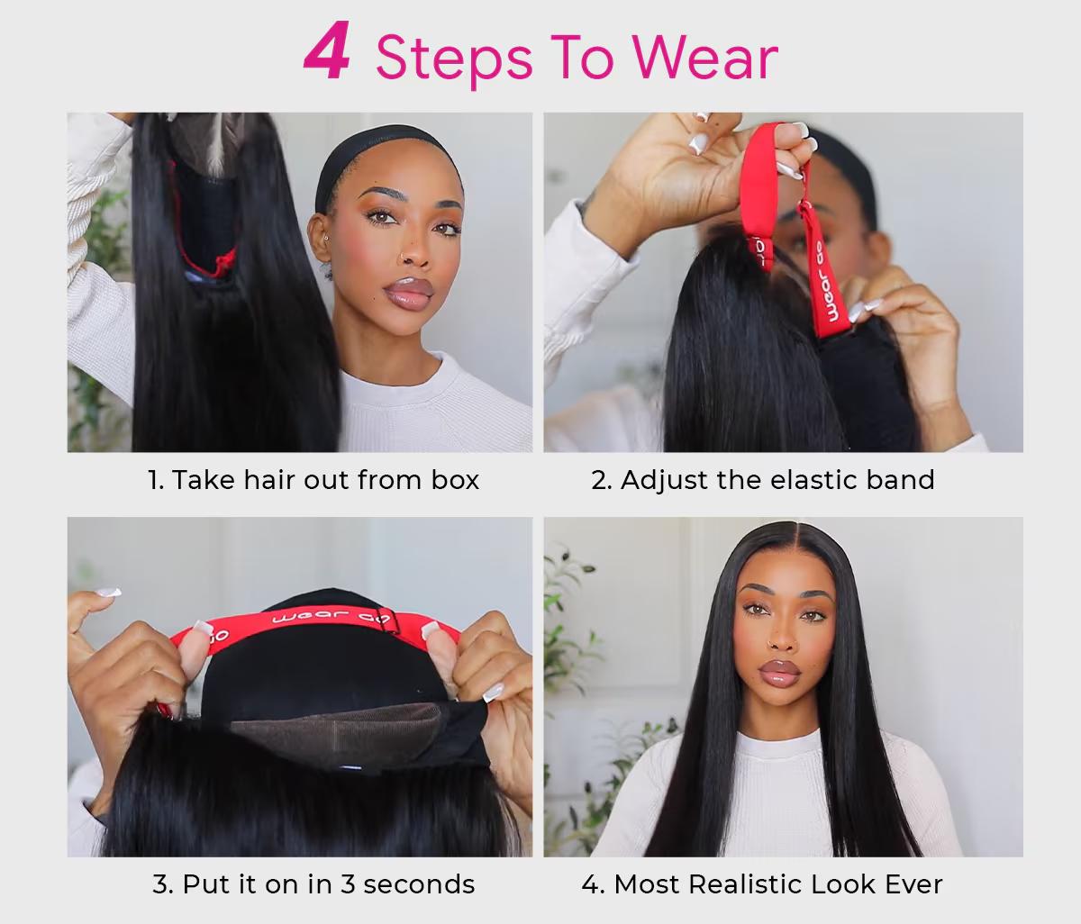 ISEE HAIR Wear Go 9x6 T-Part Layered Cut Bob Yaki Straight Wig Glueless Human Hair–Drawstring Lace Frontal Wig Pre-Cut & Pre-Bleached & Pre-Plucked Hairline & Deep Part Beginner Friendly Summer Hairstyles#SoHoChic#TikTokShopBackToSchool