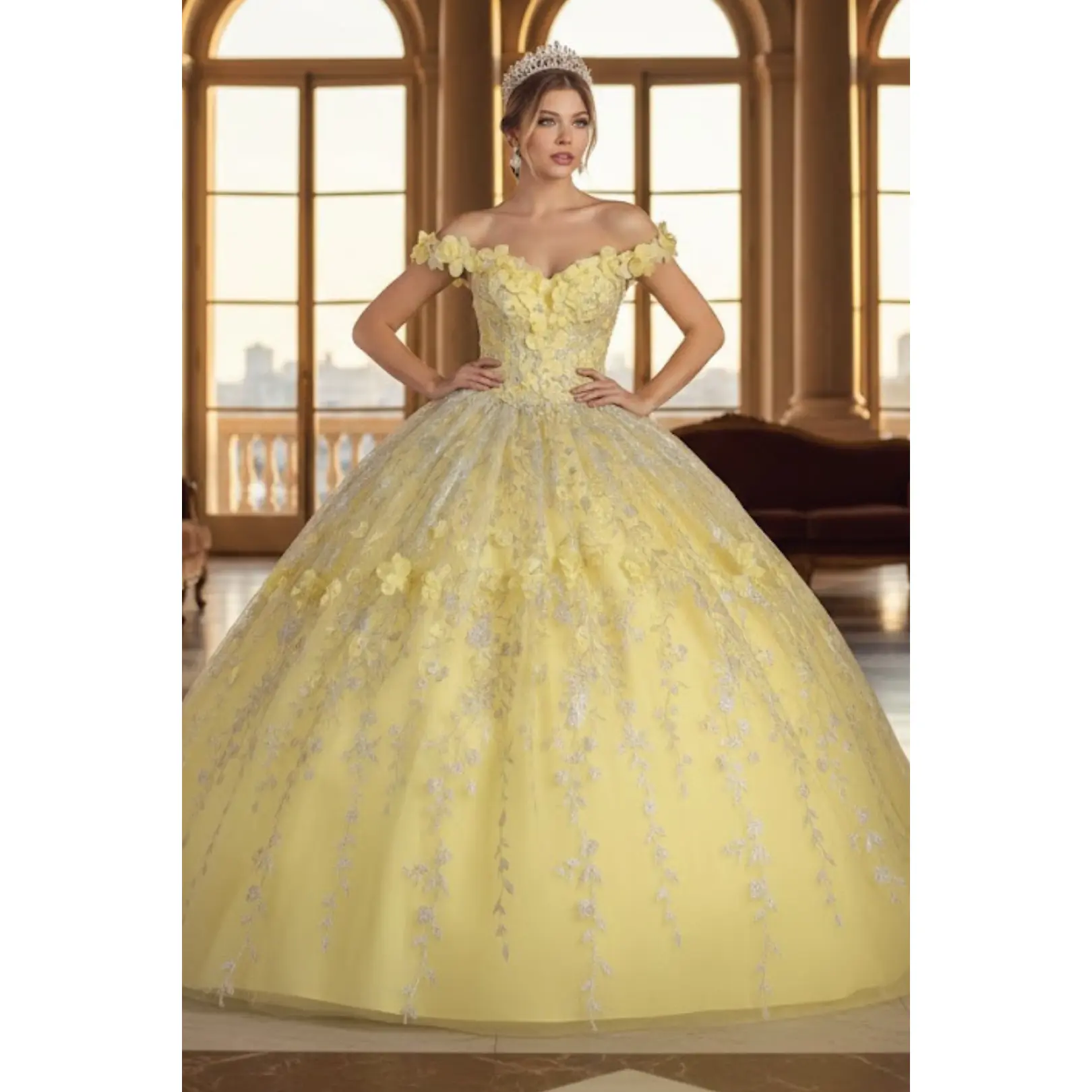 Sweet 16 Birthday Party Dress in Yellow Style Ball Gown - TikTok Shop Sweet 16 Birthday Party Dress in Yellow Style Ball Gown - TikTok Shop