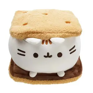 Cute Simulated Cat Doll Plush Toy Anime Cat Soft Home Decoration Tabletop Bedroom Decoration Kids Toy Series Accessories Gift