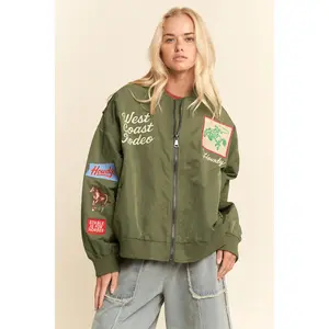 West Coast Rodeo Embroidered Bomber Jacket