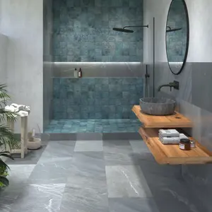 Bali Blue Turquoise 6x6 Bright Porcelain Tile